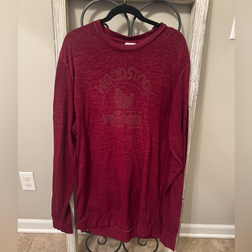 Red‎ Woodstock Graphic Heavy T Shirt Size XL (46/48)